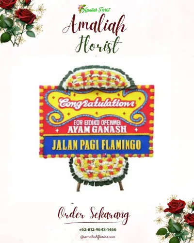 Bunga Papan Congratulation di Dwi Kora
